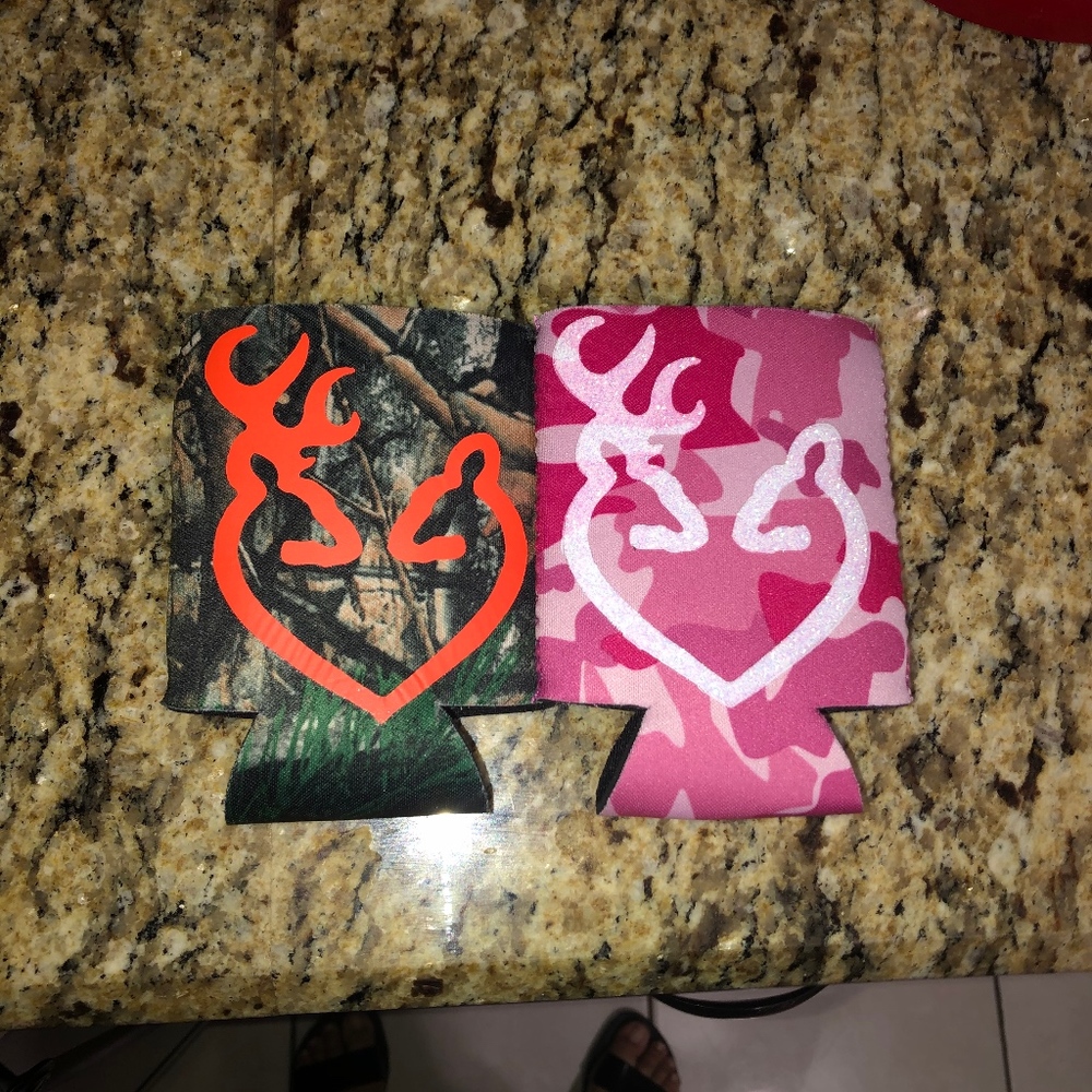 Couples Buck & Doe Koozies